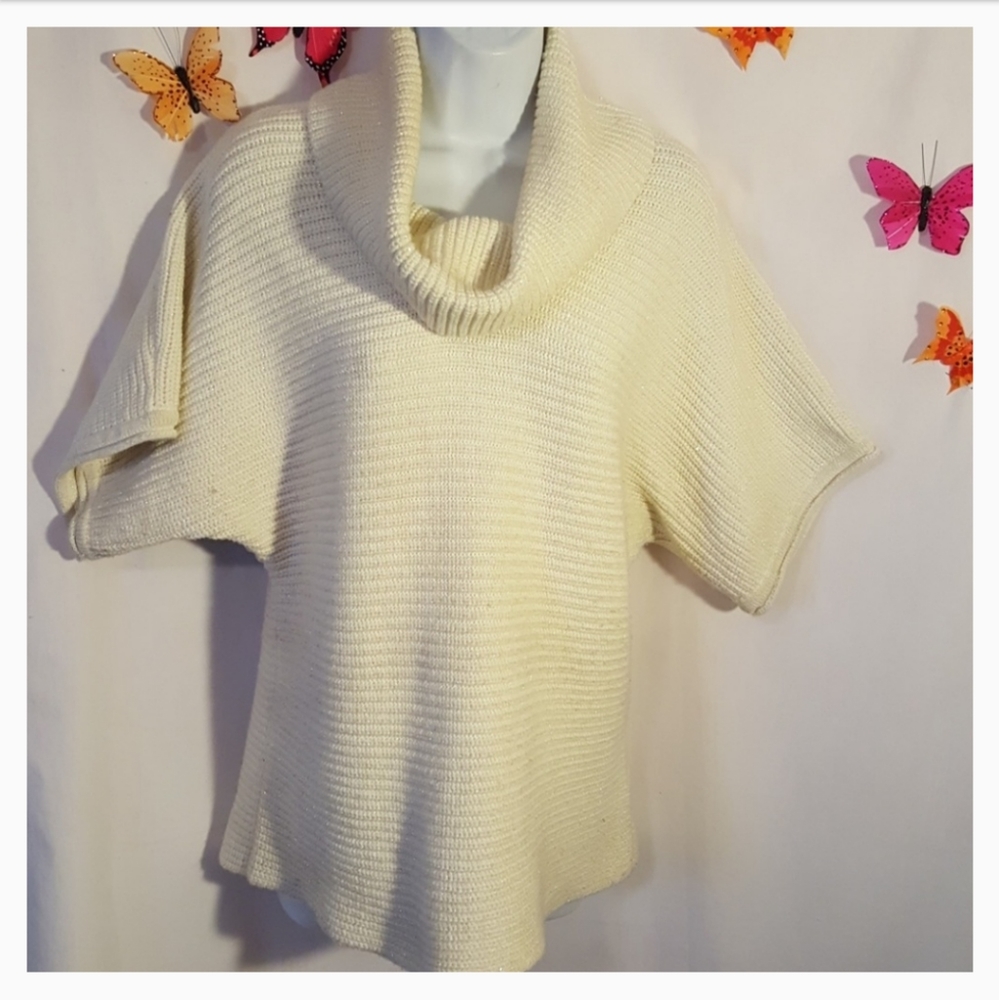 Cold water Creek Sweater Cowl Neck Sweater - Sz Medium.